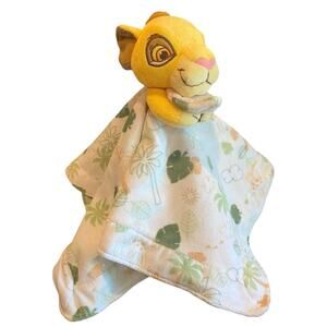 Disney Lion King Baby Lovey Simba Boy Girl Security Blanket Satin Soft Comfort‎